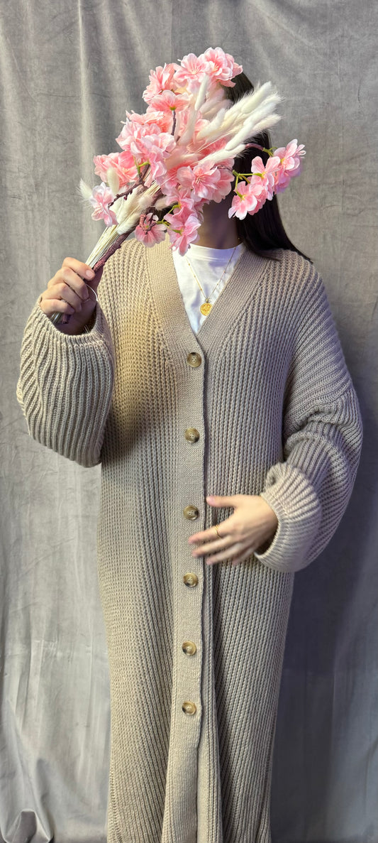 Cardigan Rana Beige