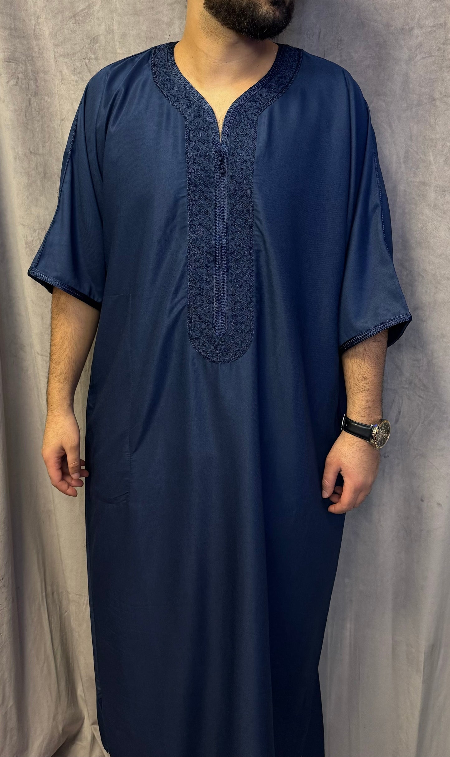 Premium Jalabiya Navyblau