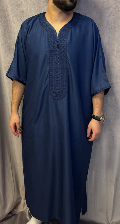 Premium Jalabiya Navyblau