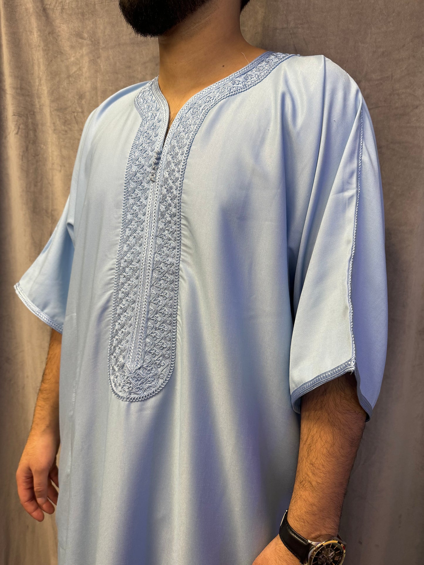 Premium Jalabiya Babyblau