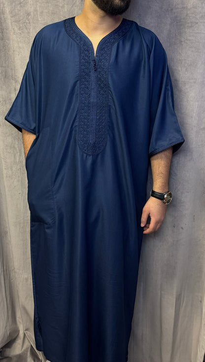 Premium Jalabiya Navyblau