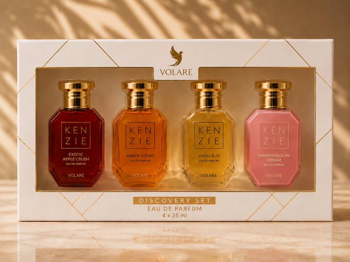 Kenzie Discovery Set Eau de Parfum Geschenkset – Frische, Blumige & Or – Rayan Oriental