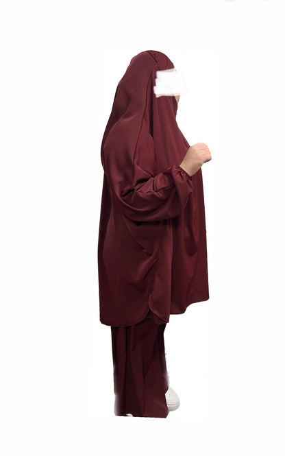 Jilbab Jube Khimar Zweiteilig